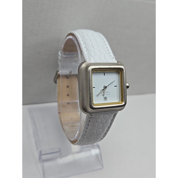 Womens Michael Graves  MG5017 Square Quartz Watch Date 100 Ft New Battery - Picture 3 of 12